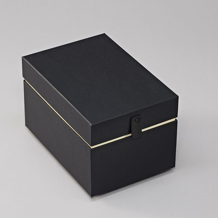 Premium Aufbewahrungsbox, One Line, High, black